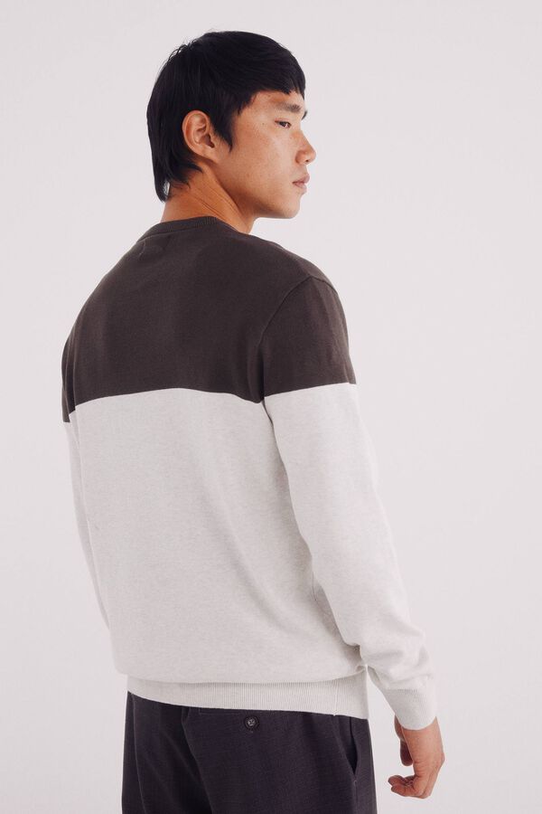 Springfield Jersey básico bloque color nude