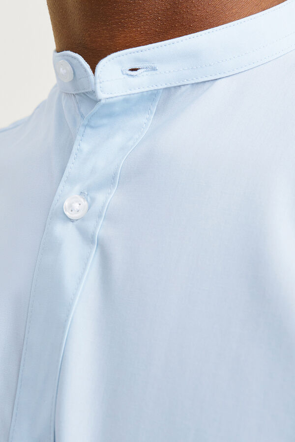Jack & Jones Casual poplin shirt blue