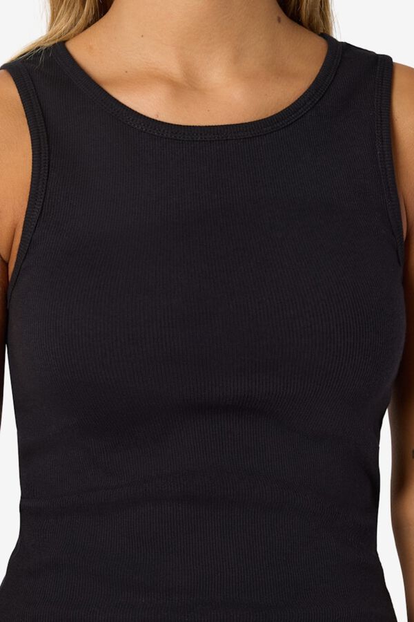 Noisy May Basic racerback vest top black