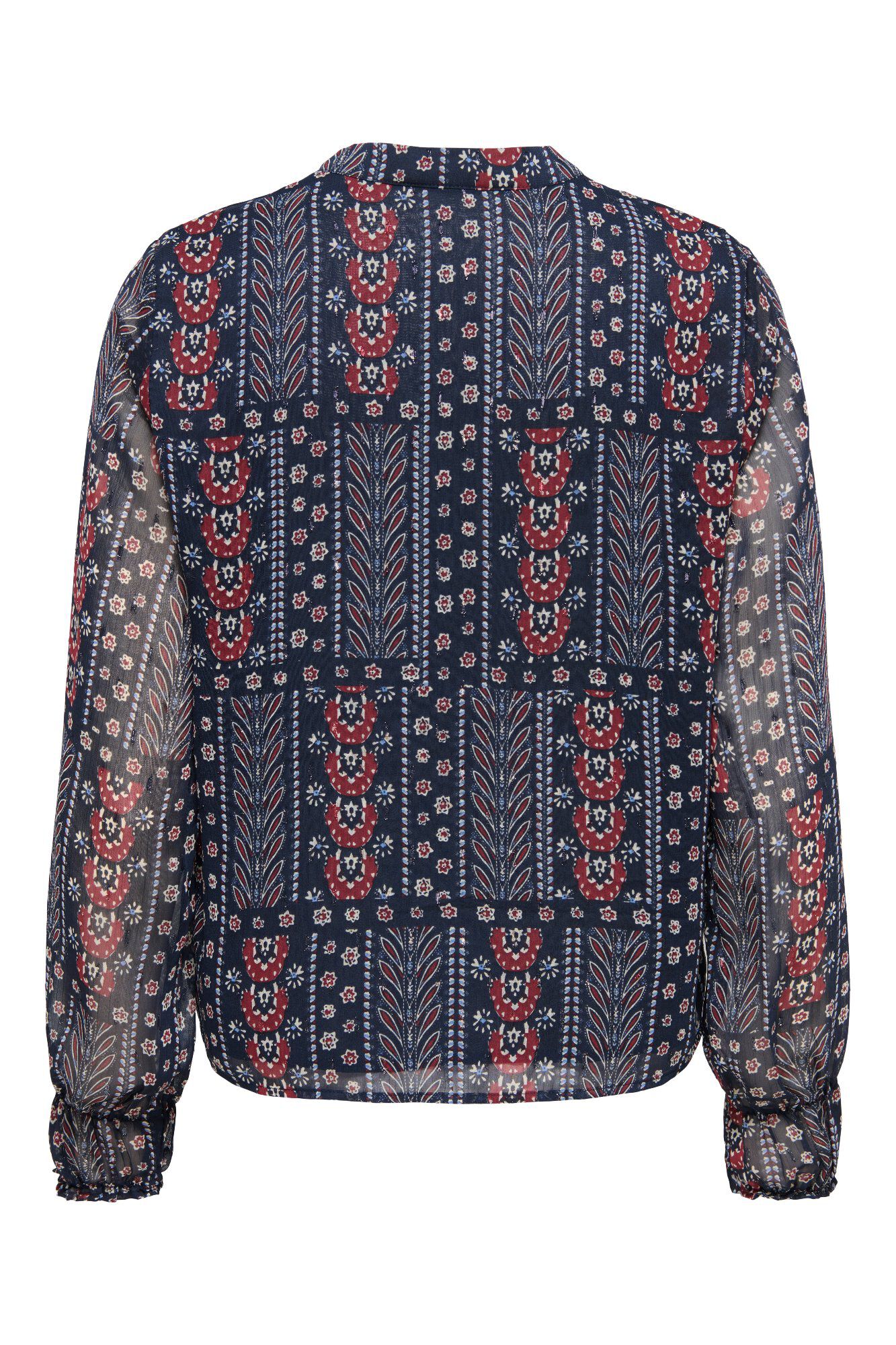 Only Camisa com estampa Lurex