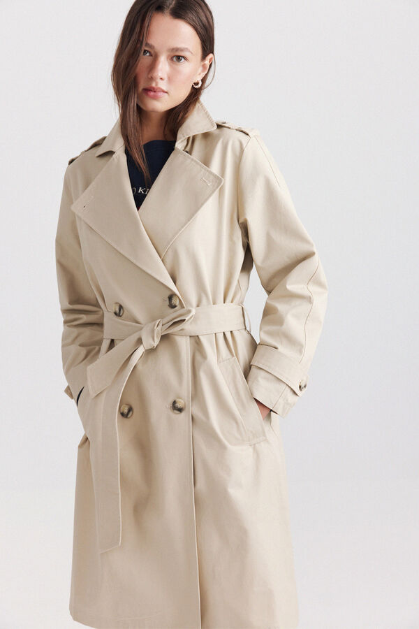 Springfield Trench with belt brown