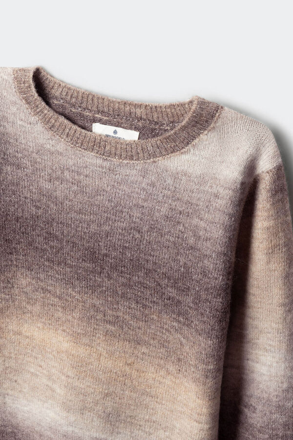 Springfield Kids Vestido riscas para meninas castanho