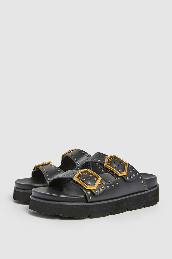 Springfield Platform sandals | Pepe Jeans negro