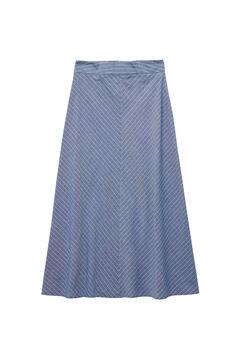 Koton Falda midi a rayas