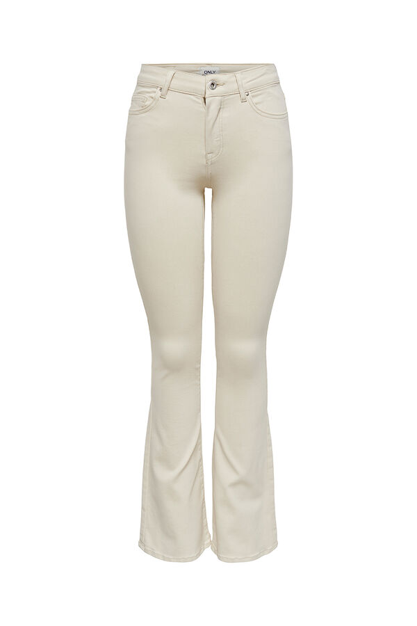 Only Flared jeans  nude