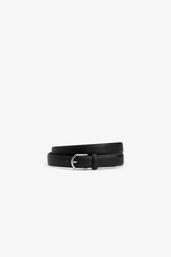 Tiffosi Leather Effect Jeans Belt black