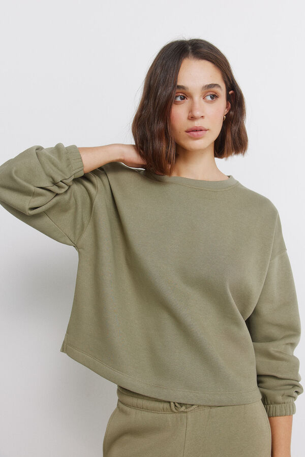 Springfield Plain sweatshirt beige
