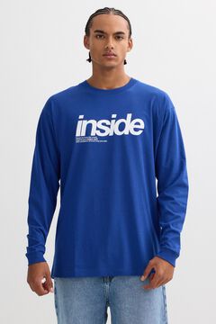 Inside Camiseta oversize manga larga