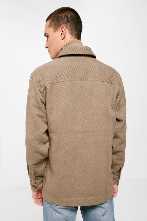 Springfield Coloured overshirt brown