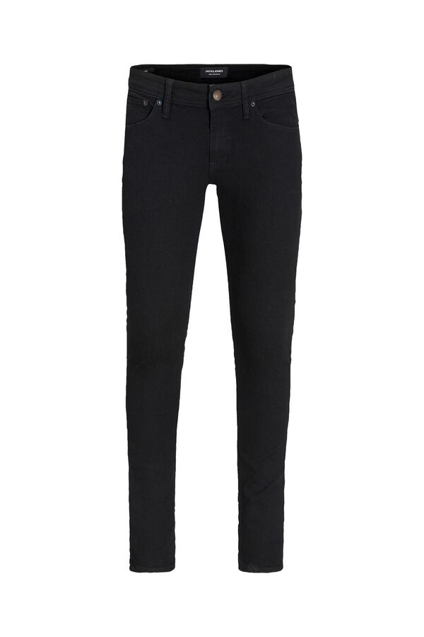 Jack & Jones Skinny-Jeans mit f&uuml;nf Taschen Schwarz