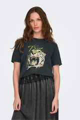 JDY Short-sleeved T-shirt Crna