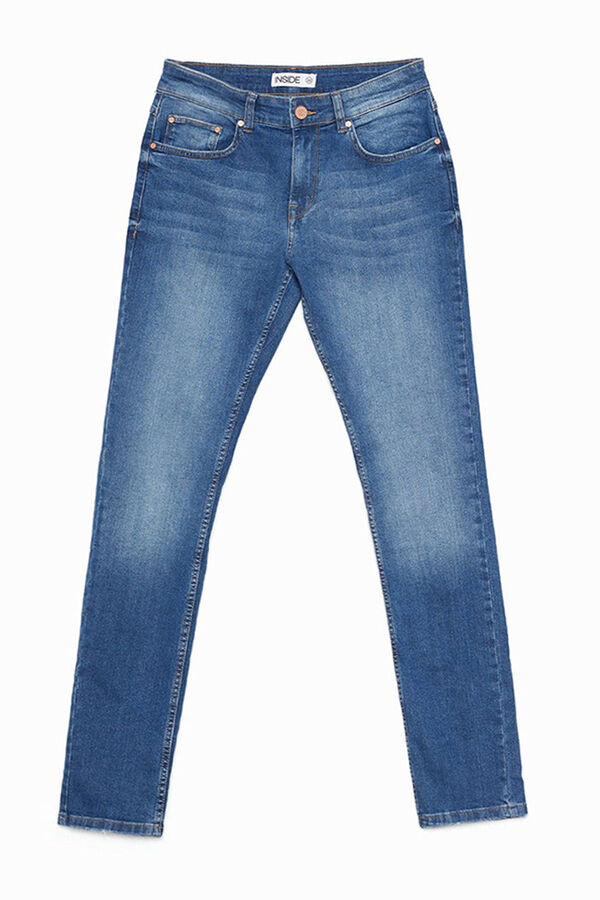 Springfield Slim Fit Jeans plava