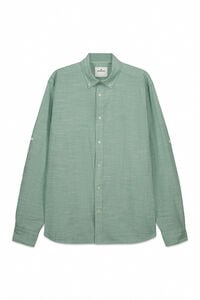 Springfield Camisa em algod&atilde;o slub