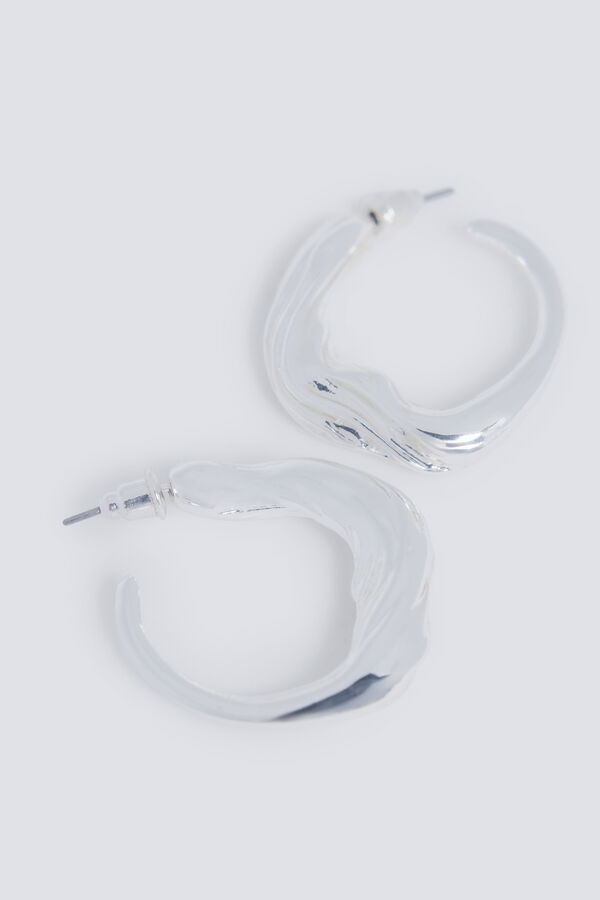 Springfield Pendientes aro gris