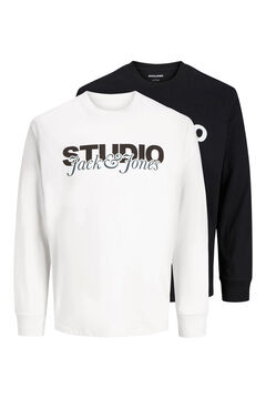 Jack & Jones Pack 2 camisetas Studio negro