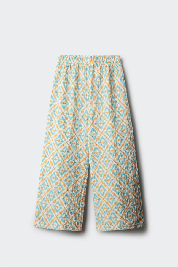 Springfield Kids Pantal&oacute;n Culotte Estampado ni&ntilde;a blanco