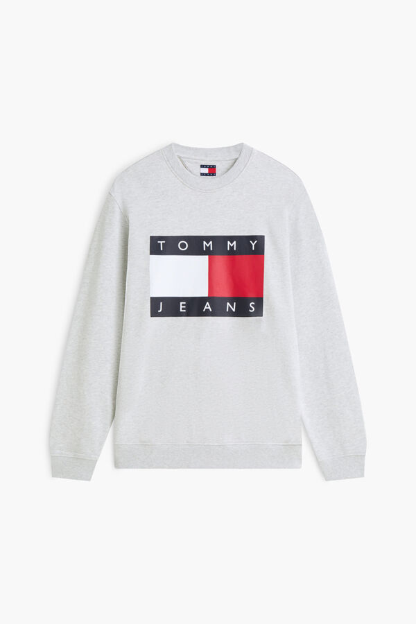 Tommy Jeans Round neck jumper grey