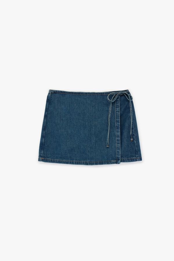 Koton Denim skort blue