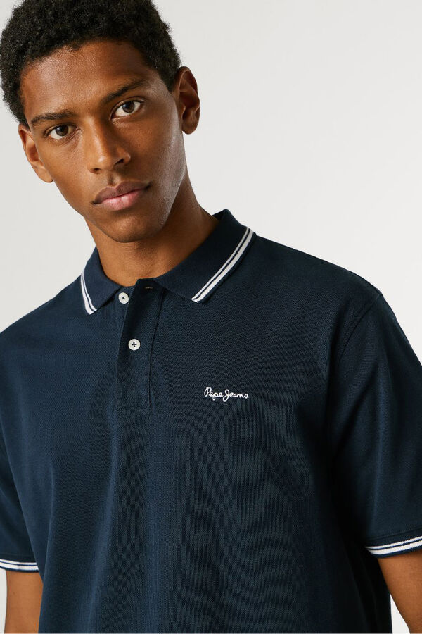 Pepe Jeans Short sleeve polo shirt blue