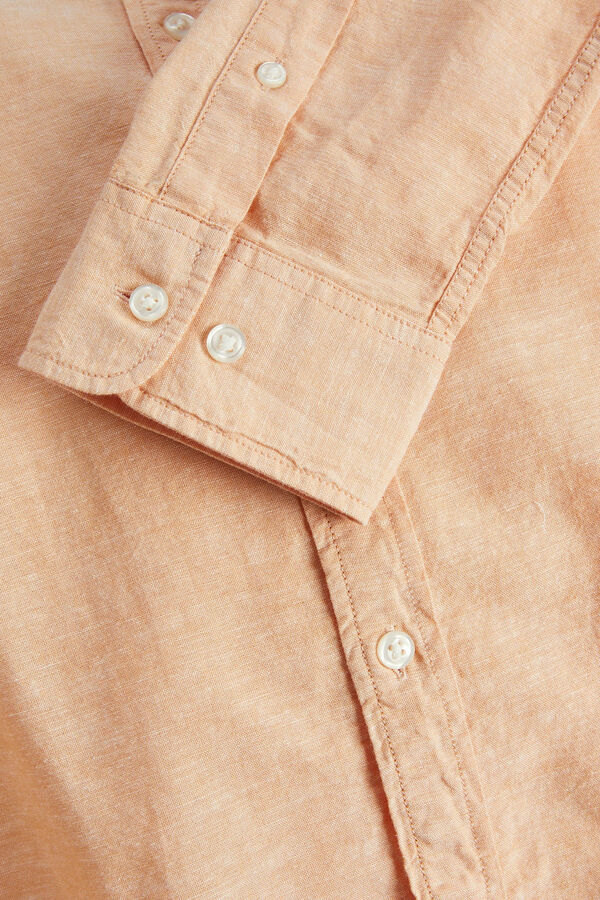 Springfield Mandarin collar shirt pink