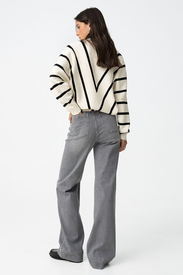 Tiffosi Vaqueros rectos gris