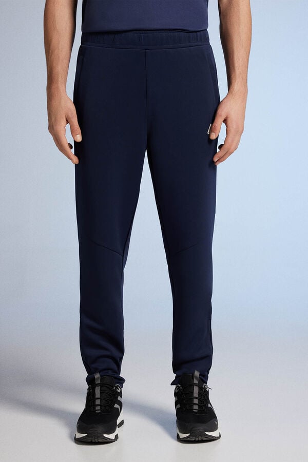 Springfield Pantalon jogging comfort bleu