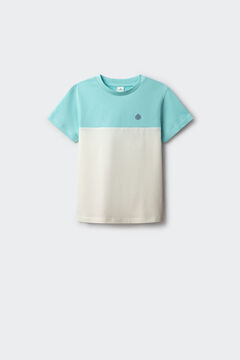 Springfield Kids T-shirt manga curta color block para menino