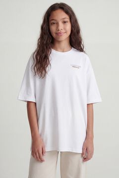 Jack & Jones Girl Cotton short sleeve T-shirt white
