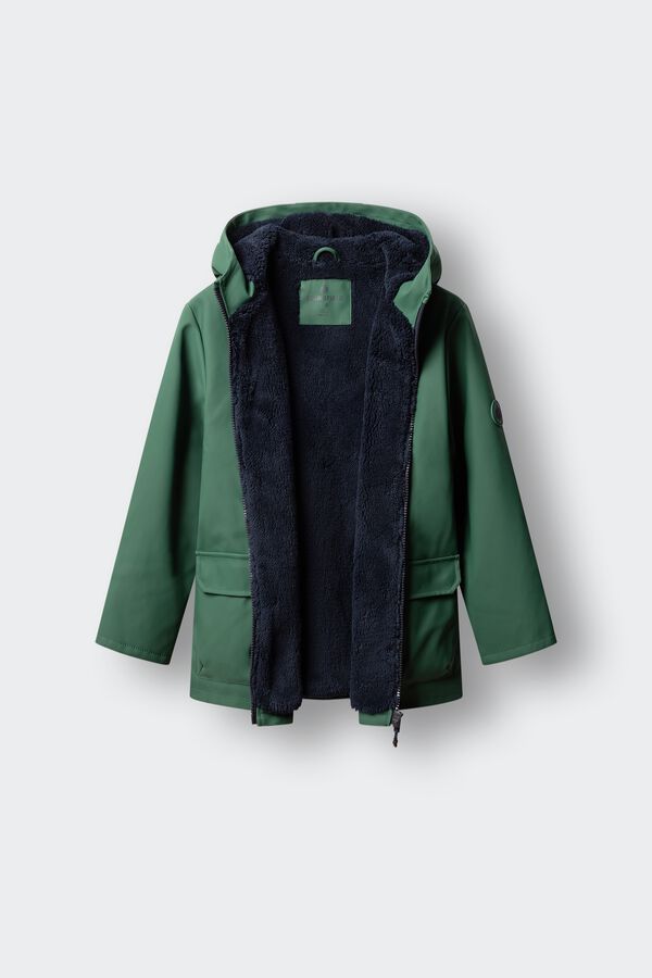 Springfield Kids Kids rubberised parka green