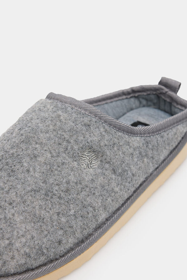 Springfield Felt slingback slippers gray