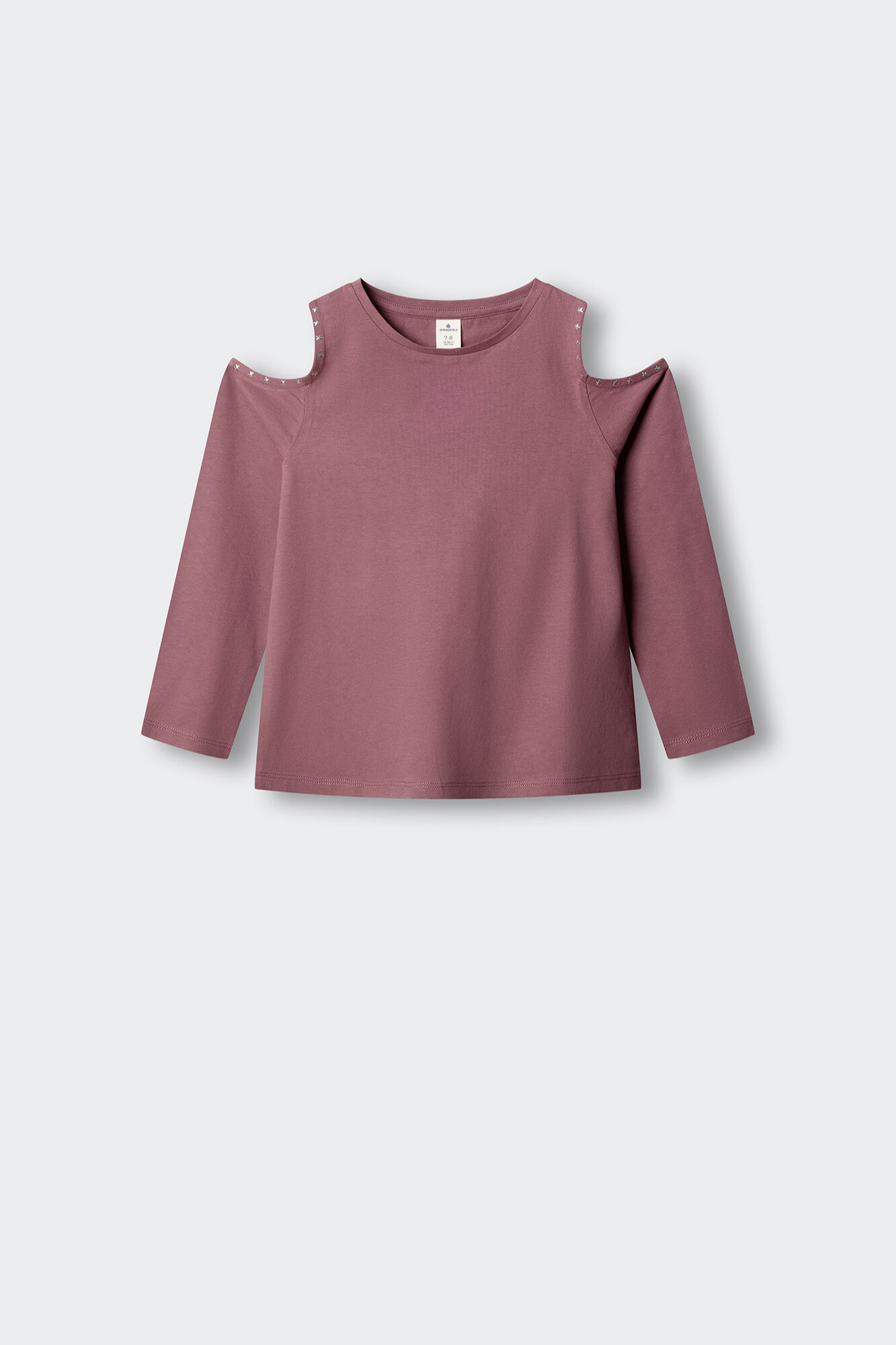 Springfield Kids Camiseta manga larga cut out ni&ntilde;a