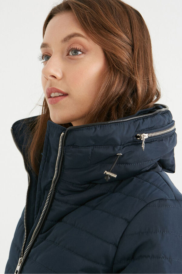 Inside Quilted jacket blue