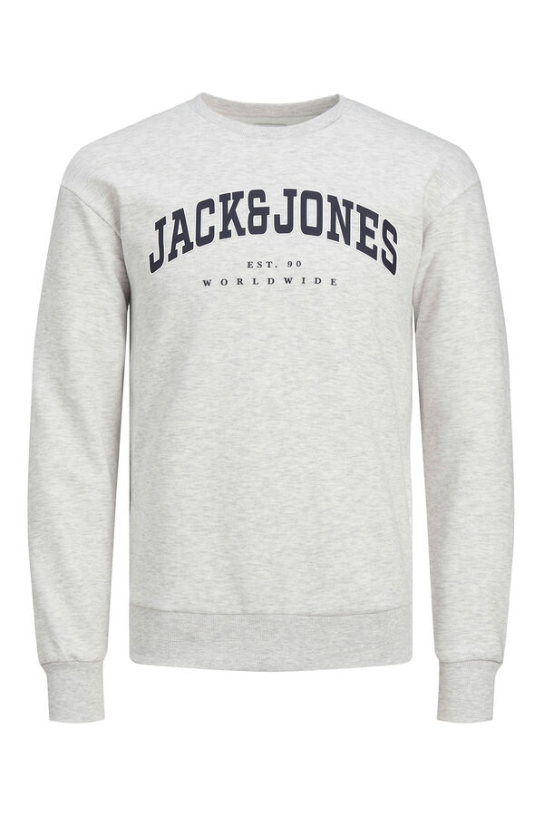 Jack & Jones Junior Regular fit printed sweatshirt white