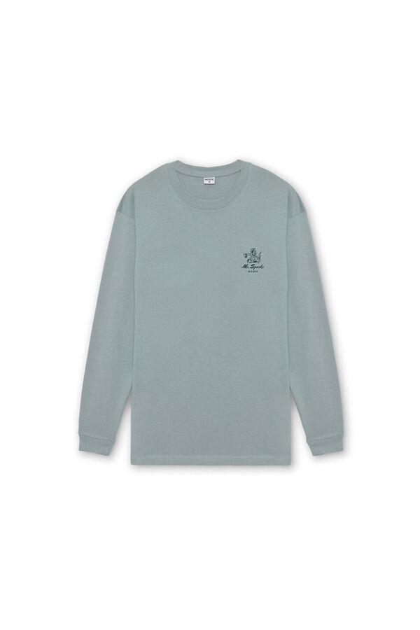 Inside Camiseta de manga larga azul