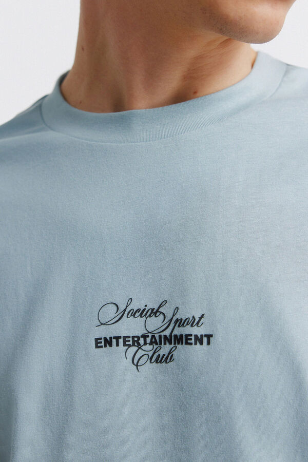 Springfield T-shirt ENTERTAIMENT blue