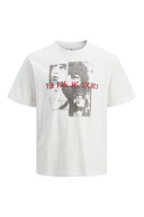 Jack & Jones Back print T-shirt white