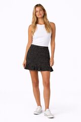 Noisy May Honeycomb short skirt black