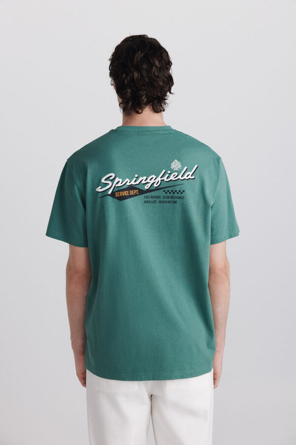 Springfield Springfield Service Dept T-shirt green