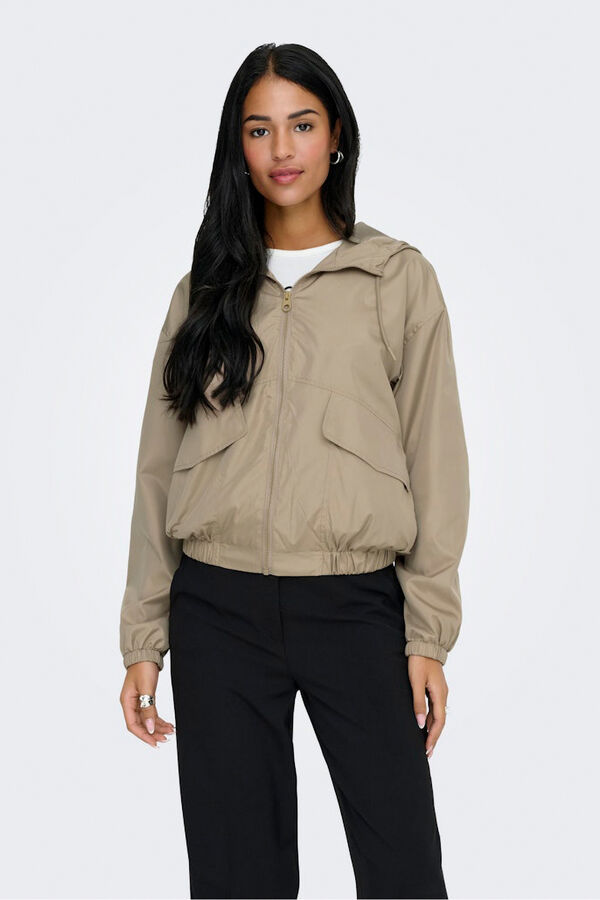 Only Hooded jacket bleu