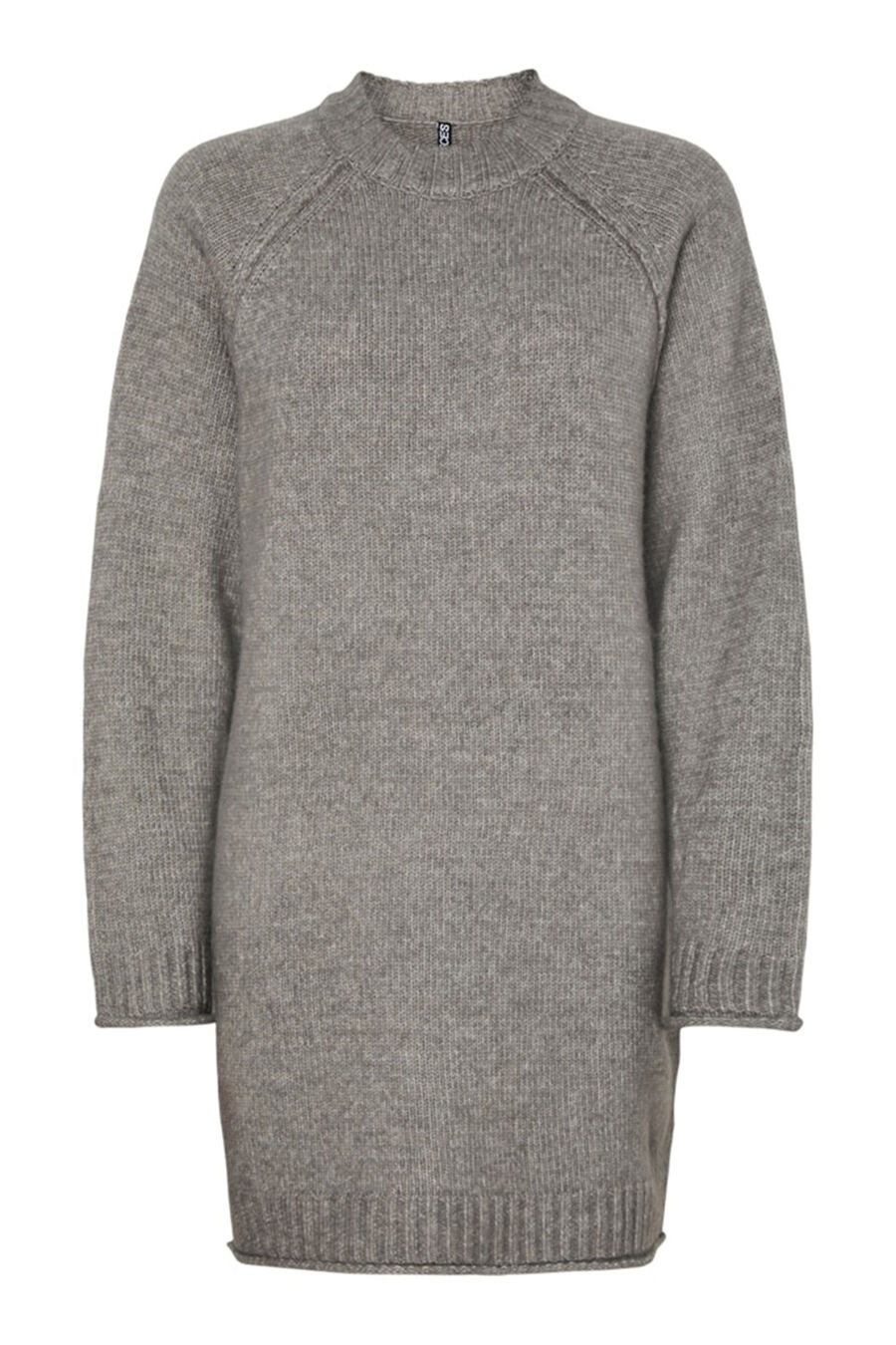 Vestido punto cuello levantado
