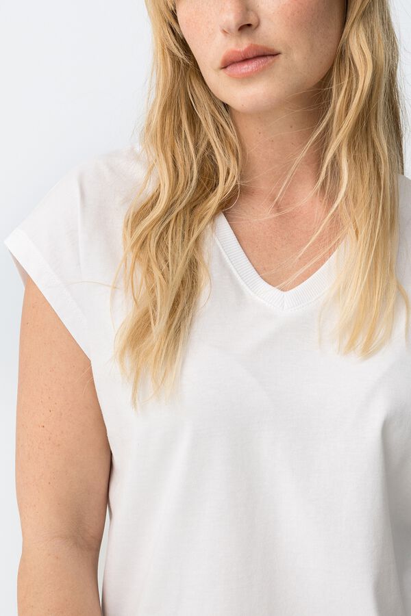 Tiffosi Short-sleeved T-shirt blanc