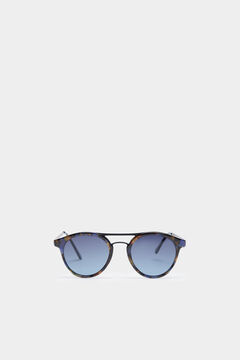 Springfield Óculos de sol efeito tartaruga multicoloridos azulado