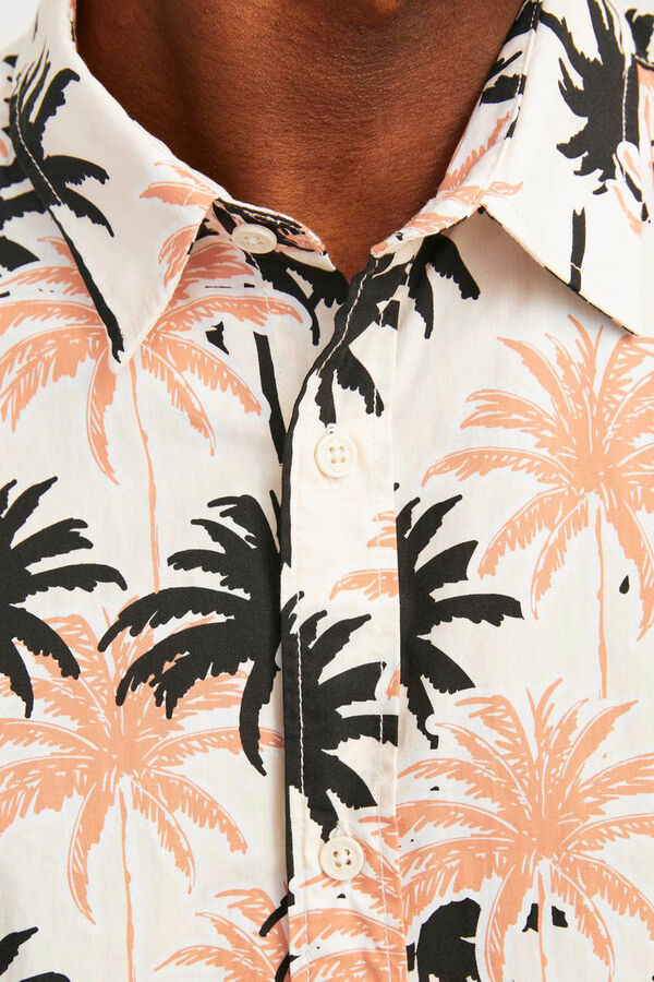 Springfield Relaxed fit Hawaiian shirt natural