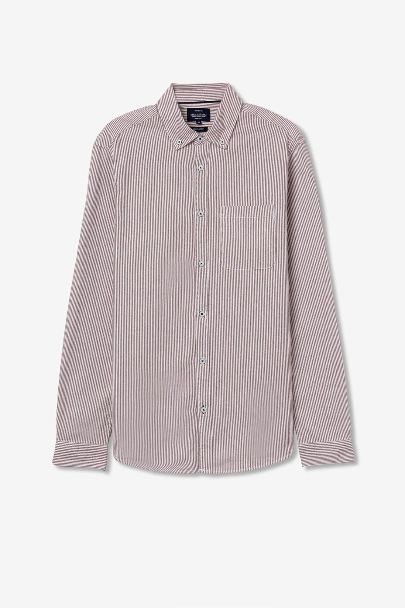 Tiffosi Camisa regular fit oxford &agrave;s riscas