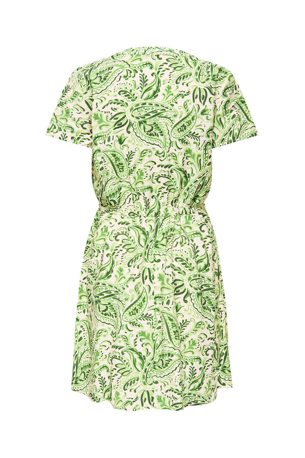 JDY Print short dress white