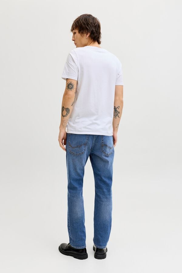 Jack & Jones Vaquero regular cinco bolsillos azul