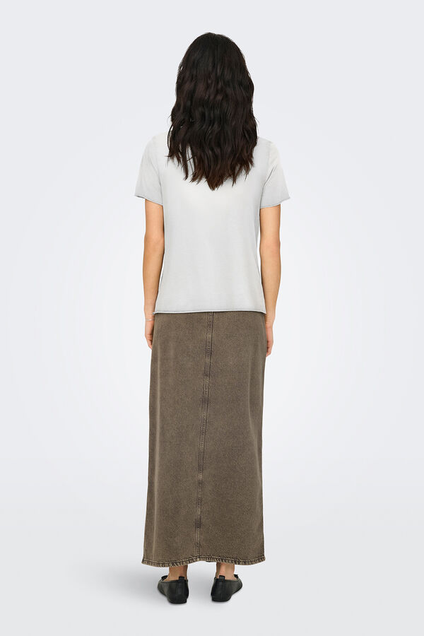 Only Printed short-sleeved T-shirt  beige