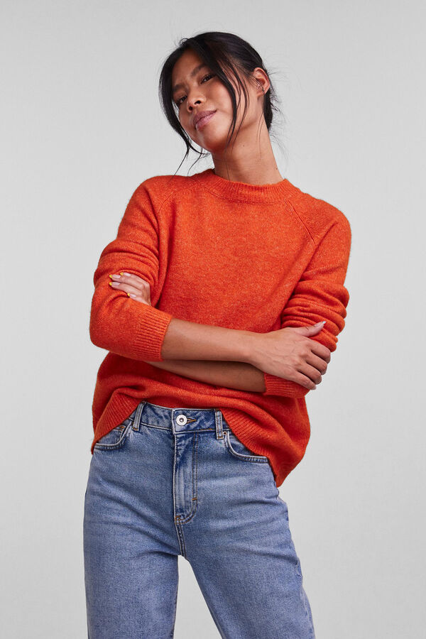 Springfield Jersey-knit jumper narančasta