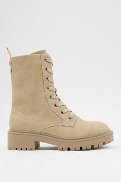 Springfield Lace-up platform boot brown