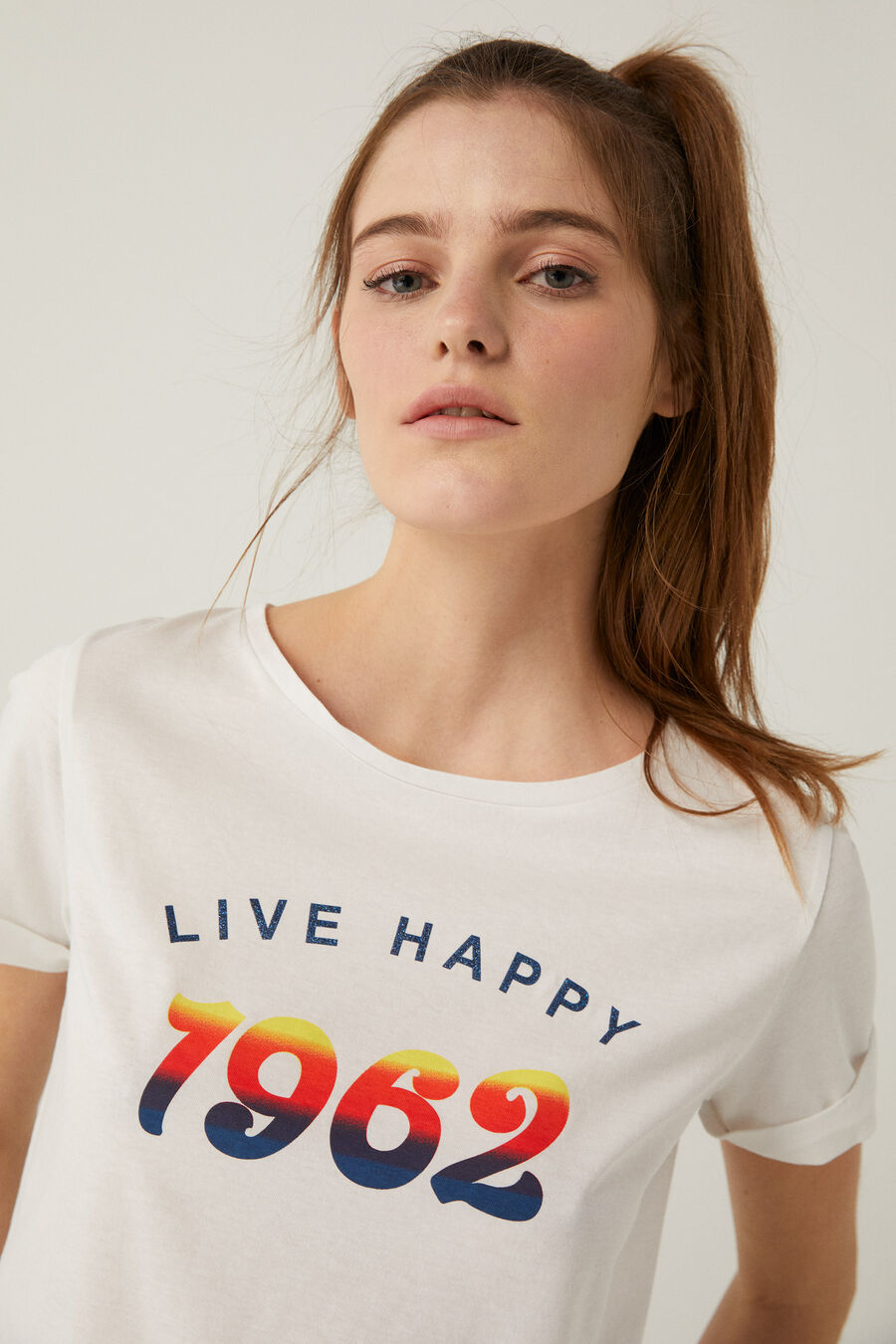 T-shirt live happy 